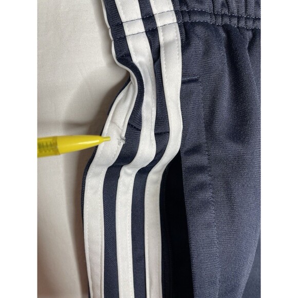Adidas Essentials Men's Warm Up Tapered 3 Stripes Jogger Pants Navy Blue Sz M - Picture 5 of 10